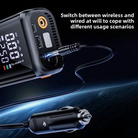 Pompa Udara Mobil Pengisi Ban Otomatis dengan Pengukur Tekanan Ban Digital Terintegrasi Bahan ABS untuk Sepeda Kendaraan Listrik 12V
