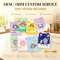 Carnets personnalisés en forme de dessins animés, agendas portables, fournitures scolaires et petits cadeaux pour enfants, maternelles et étudiants