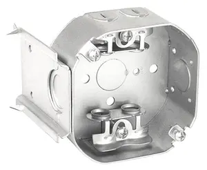 UL Rohs Approved Electric Enclosures 2-1/2" Sides 1-1/2" Depth 4" Octagon Boxes Drawn Malleable Jucntion Box With Mount Holes