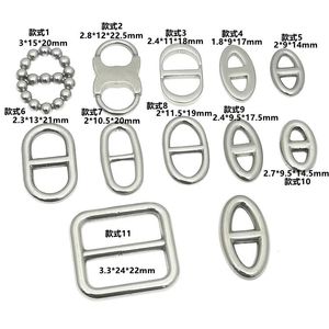 Anno Jewelry Stainless Steel Figure Eight Buckle Horse Eye D <b>Ring</b> Jewelry Findings For DIY Bracelet Necklace Accessories - Product Image 2