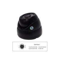 12V 24V cámara frontal interior del coche vehículo CCTV seguridad HD AHD COMS Chips IR cámara de visión nocturna para autobús camión furgonetas