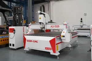 Işareti CNC fabrika 1325 ağaç işleme makineleri A2-1325 ahşap yönlendirici cnc makinesi hızlı kesme için saf servo motor ile