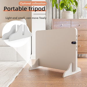 Radiateur Convector Mural Autonome avec Minuteur 7 Jours/24H, pour Bureau, 1200W, Couvre 23 m², Contrôle Intelligent WiFi, en Aluminium, Affichage LED Numérique - Product Image 4