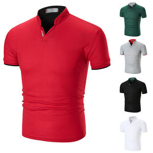 <span class=keywords><strong>Polo</strong></span> Premium da uomo di alta qualità maglietta <span class=keywords><strong>Polo</strong></span> moda con colletto alto - Product Image 4