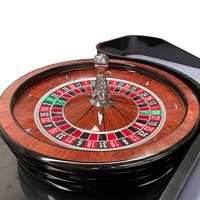 Table de Roulette de Luxe Personnalisable en Gros, en Bois Massif Écologique, Qualité Professionnelle, Multi-Jeu