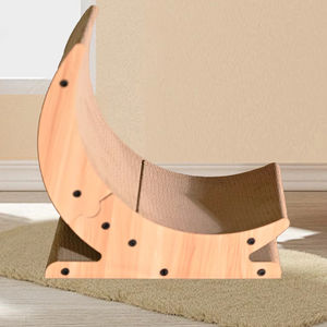 Arranhador de Gato <span class=keywords><strong>Extra</strong></span> Grande de Luxo em Papelão Ondulado Integrado com Casa de Garra e Árvore de Gato Embutida para Arranhar - Product Image 4