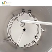 MICET 50L 100L 150L 200L Équipement de bière artisanale Homebrew Mini brasserie Nano brasserie Fermenteur de refroidissement pour tester les recettes à usage domestique