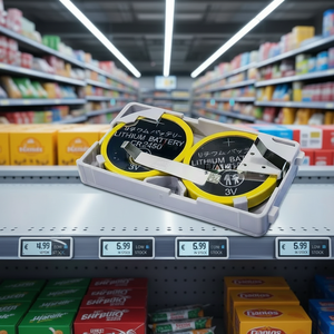 CR2450-2P 电池组适用于 ESL Stallar S <span class=keywords><strong>M</strong></span> Nova L XL Han Show 电子货架标签 - Product Image 1