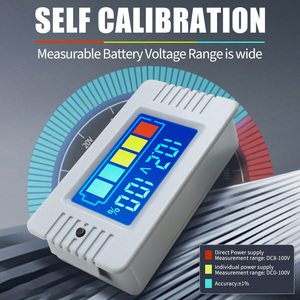 <span class=keywords><strong>Voltmètre</strong></span> numérique Peacefair 12V avec écran LCD, testeur de batterie au lithium, moniteur de batterie Li-ion - Product Image 6