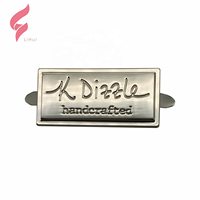Etiquetas de Nombre con Logotipo Vintage de Aleación de Zinc de Lujo Personalizadas de Alta Calidad para Bolsos/Bolsas de Ropa, Certificadas por SGS