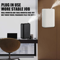 Diffuseur d'arômes électrique sans eau à logo personnalisé, vente chaude - Utilisation commerciale pour hôtels, alimenté par USB, en plastique, mural, léger