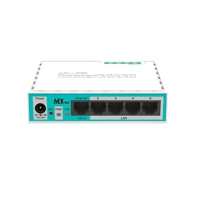RB750r2 Mini Router hEX lite small 5-port Supports 5 10/100 Mbps Ethernet Ports hEX RB750r2