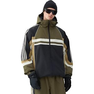 Veste de ski unisexe 20K imperméable, isolée, coupe-vent, respirante, pour snowboard et ski de poudière - Product Image 1