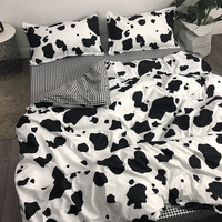 Usine en gros sablé Aloe coton 4 pièces confortable 100% Aloe coton taille universelle literie