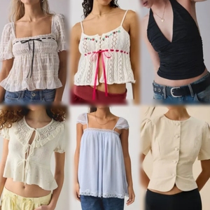 Vêtements d'été pour femmes, neufs, tendance, en polyester/coton, taille unique, pour usage quotidien, en cartons, vente en gros à prix réduit - Product Image 1