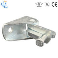 Attache de structure UTT10 pour stabilisation sismique, en acier au carbone électrogalvanisé, compatible avec tuyau d'arrosage de 8 pouces, certifiée FM UL CE