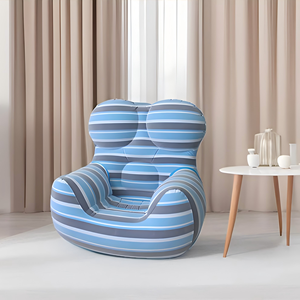 <span class=keywords><strong>La</strong></span> <span class=keywords><strong>Mamma</strong></span> Up5-6 Chaise gonflable Canapé gonflable pour l'intérieur et l'extérieur Canapé gonflable pliable pour chambre à coucher Patio Camping Pompe à air - Product Image 1