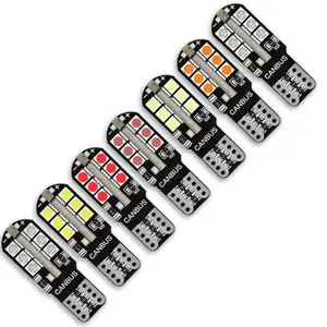 مصابيح جديدة من Canbus طراز T10 W5W WY5W فائقة السطوع 24smd 3030 مصابيح ليد لإضاءة السيارة مصابيح قبة وقراءة تلقائية داخلية ذات إسفين