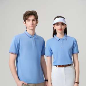 Camiseta con estampado personalizado y logotipo en blanco para hombre, camiseta polo lisa de algodón - Product Image 3