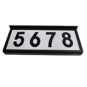 LED <strong>Solar</strong> Address Sign <strong>House</strong> <strong>Number</strong> Illuminated <strong>Solar</strong> Address Plaque Street Outside Garden Driveway <strong>Solar</strong> Door <strong>Number</strong> with Light - Product Image 5