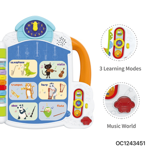 Máquina de Lectura con Sonido <span class=keywords><strong>para</strong></span> Preescolares, Libro Sensorial <span class=keywords><strong>para</strong></span> Niños Pequeños, Materiales Educativos <span class=keywords><strong>para</strong></span> la Primera Infancia, Libro de Aprendizaje de 8-10 Páginas <span class=keywords><strong>para</strong></span> Bebés - Product Image 4