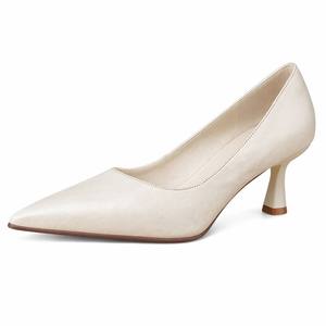 Chaussures à talons chaton <span class=keywords><strong>bleu</strong></span> <span class=keywords><strong>marine</strong></span> pour femme, en cuir véritable gaufré effet croco, à bout pointu, avec logo personnalisé, style classique, à enfiler, pour le bureau - Product Image 2