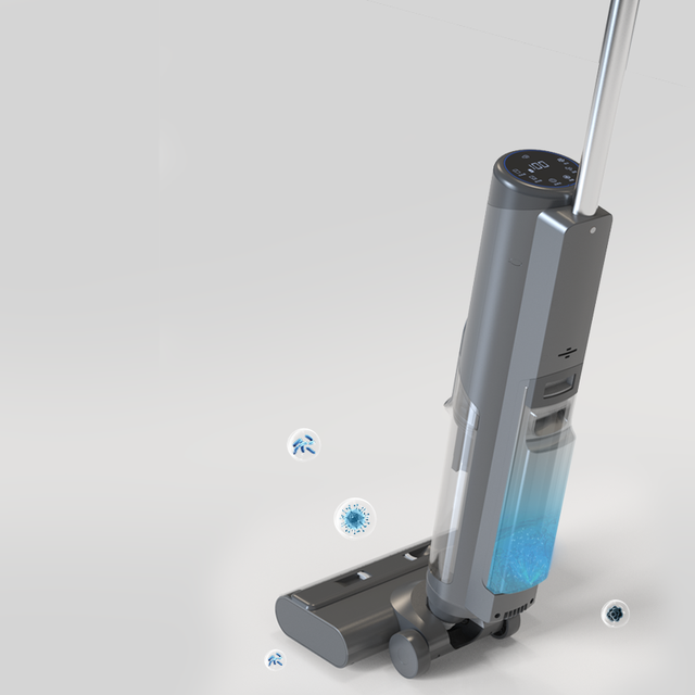 Portable 17000PA Brushless Motor Electric Upright Wet/Dry Handheld Cordless Self-Cleaning LED Display German Vacuum Cleaner for