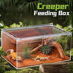 <span class=keywords><strong>Terrarium</strong></span> en acrylique <span class=keywords><strong>pour</strong></span> gecko, lézard, serpent, grenouille arboricole et <span class=keywords><strong>tortue</strong></span> - Habitat éco-désertique/amphibien <span class=keywords><strong>pour</strong></span> l'installation - Product Image 6