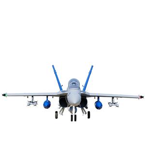 Pesawat tempur F/A-18 Hornet model elektrik FMS 80mm ducted, rakitan kendali jarak jauh, pesawat sayap tetap - Product Image 4