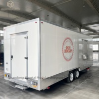Remorque de restauration mobile de 18 pieds entièrement équipée en acier inoxydable – Camion de cuisine personnalisé pour traiteur
