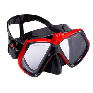 Venta al por mayor de silicona suave equipo de buceo apnea natación Googles, montaje de cámara esnórquel máscaras de buceo - Product Image 3