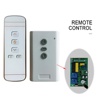 Télécommande de rideau électrique AB509 de haute qualité belle RF à 5 boutons 433MHz avec code roulant et code d'apprentissage