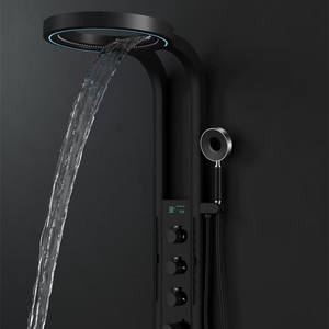 Nouveau Système <span class=keywords><strong>de</strong></span> <span class=keywords><strong>Douche</strong></span> LED Multifonctionnel en Aluminium <span class=keywords><strong>pour</strong></span> SPA, Panneau Mural <span class=keywords><strong>de</strong></span> <span class=keywords><strong>Douche</strong></span> Effet Pluie et Cascade <span class=keywords><strong>pour</strong></span> Salle <span class=keywords><strong>de</strong></span> Bain, Vente Chaude 2025 - Product Image 2
