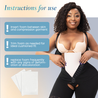 Planche abdominale ergonomique en mousse de compression douce OEM personnalisée pour la récupération post-chirurgie de la liposuccion et du raffermissement abdominal