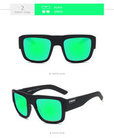 Gafas de Sol DUBERY 2026 Cuadradas, Modernas, de Lujo, HD, Polarizadas, de Alta Calidad, para Hombre, UV400, Montura de Plástico, Gafas de Sol para Mujer
