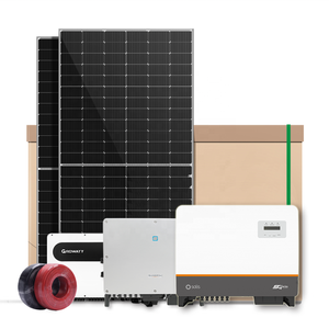 Sistema de Energía Solar Comercial Completo de 30kw 50kw 100kw, Monocristalino, Conectado a la Red - Product Image 1