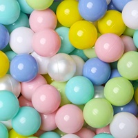 Balles de jeu souples en plastique sans phtalates, sans BPA, résistantes aux chocs, 6 cm, pour enfants, piscine, intérieur/extérieur, 6 couleurs