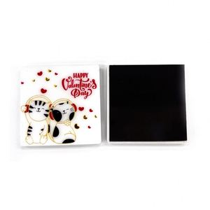 Cute Cat Kitty Pattern <b>Ceramic</b> <b>Coasters</b> Trendy Valentine's Day Drink <b>Coasters</b> Absorbent Holder Mats & Pads - Product Image 5
