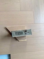 Planches de parquet multicouches Bowin, finition huilée UV, grade AB, chêne, chevron, 14/3 mm, surface lisse brossée claire