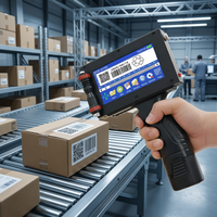 Impresora de Inyección de Tinta Portátil, Codificadora de Fechas, Máquina de Numeración Semiautomática, Tinta de Secado Rápido, 1 Año de Garantía