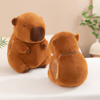 Coussin chauffe-mains Kapibala, chauffe-pieds en peluche Capybara, sac à eau chaude zippé, jouet en peluche, cadeau créatif
