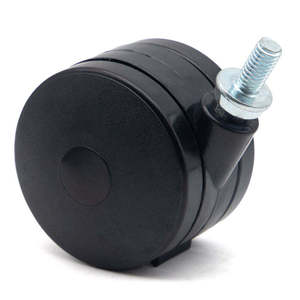Roues de chariot industrielles en TPR de 4 pouces, sans marquage, fixation par plaque supérieure, fonctionnement silencieux, réduction sur les commandes en gros pour équipement logistique - Product Image 6