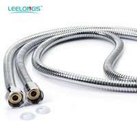 Leelongs Ningbo Usine En Ligne Longue Durée En Acier Inoxydable EPDM Chambre À Air 1.5M Double Verrouillage Filetage Fin Douche Flexible Tuyau