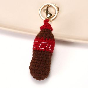 Llavero Colgante de Ganchillo de Helado Kawaii, Muñeco de Comida Tejido a Mano Personalizado de Fábrica, Objetos Decorativos de Moda - Product Image 5
