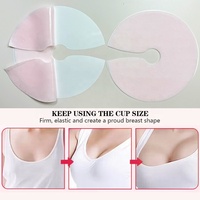 Soins des seins Patch d'amélioration des seins Oem Provitate Label Hydrogel Masque raffermissant pour les seins Patch de collagène lissant anti-relâchement
