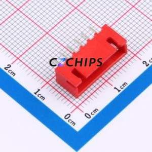 ZX-XH2.54-6PZZ-R Wire-to-Board Pin Header Through hole Component (THT),P=2.5mm Connector 1x6P 2.5mm Through Hole XH - Product Image 1