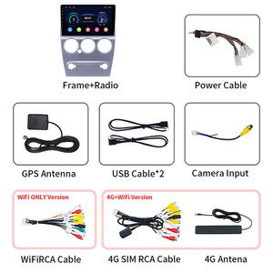Écran tactile 9 pouces 2 Din 2+32G 4+64G Qcta Core Lecteur DVD <span class=keywords><strong>Android</strong></span> Navigation GPS pour Citroën <span class=keywords><strong>C</strong></span>-<span class=keywords><strong>Elysee</strong></span> 2008~2013 Carplay Radio - Product Image 2