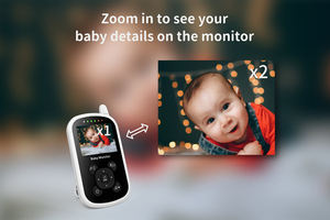 Moniteur vidéo sans fil 2.4G pour bébé avec écran Audio bidirectionnel Smart Cheap Baby Monitoring <span class=keywords><strong>Camera</strong></span> Night Vision - Product Image 4