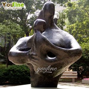 Statues de bronze grandeur nature de <span class=keywords><strong>mère</strong></span> et enfants lisant un <span class=keywords><strong>livre</strong></span> pour la décoration de jardin - Product Image 6