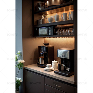 Panic Buying Custom Living Room Bar Gabinete de vino de madera con luz Led Juego de muebles para sala de estar - Product Image 4